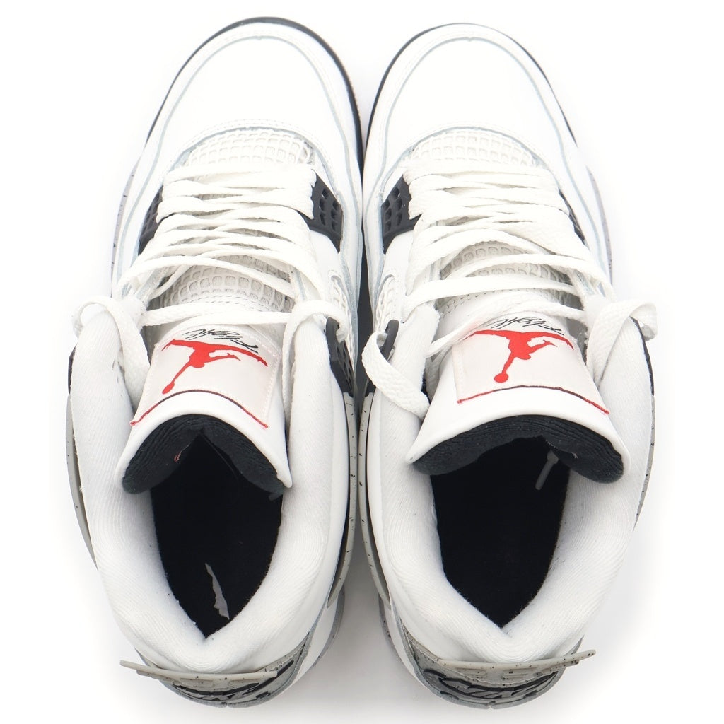NIKE(ナイキ) AIR JORDAN 4 RETRO FV5029-100 エアージョーダン4 レトロ ハイカットスニーカー ホワイト US8.5/26.5cm