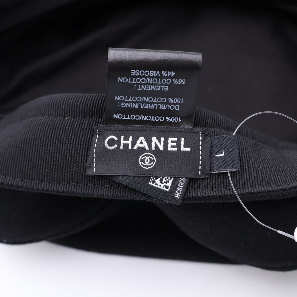 CHANEL(シャネル) ココビーチ キャスケット ブラック レディース