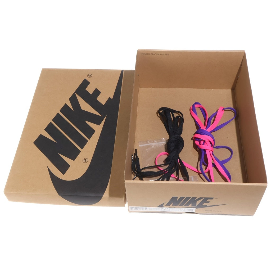 NIKE(ナイキ) ×PSG AIR JORDAN 1 ZOOM エアージョーダン 1 ハイカットスニーカー ブラック/ホワイト/パープル DB3610-105 US8/26cm