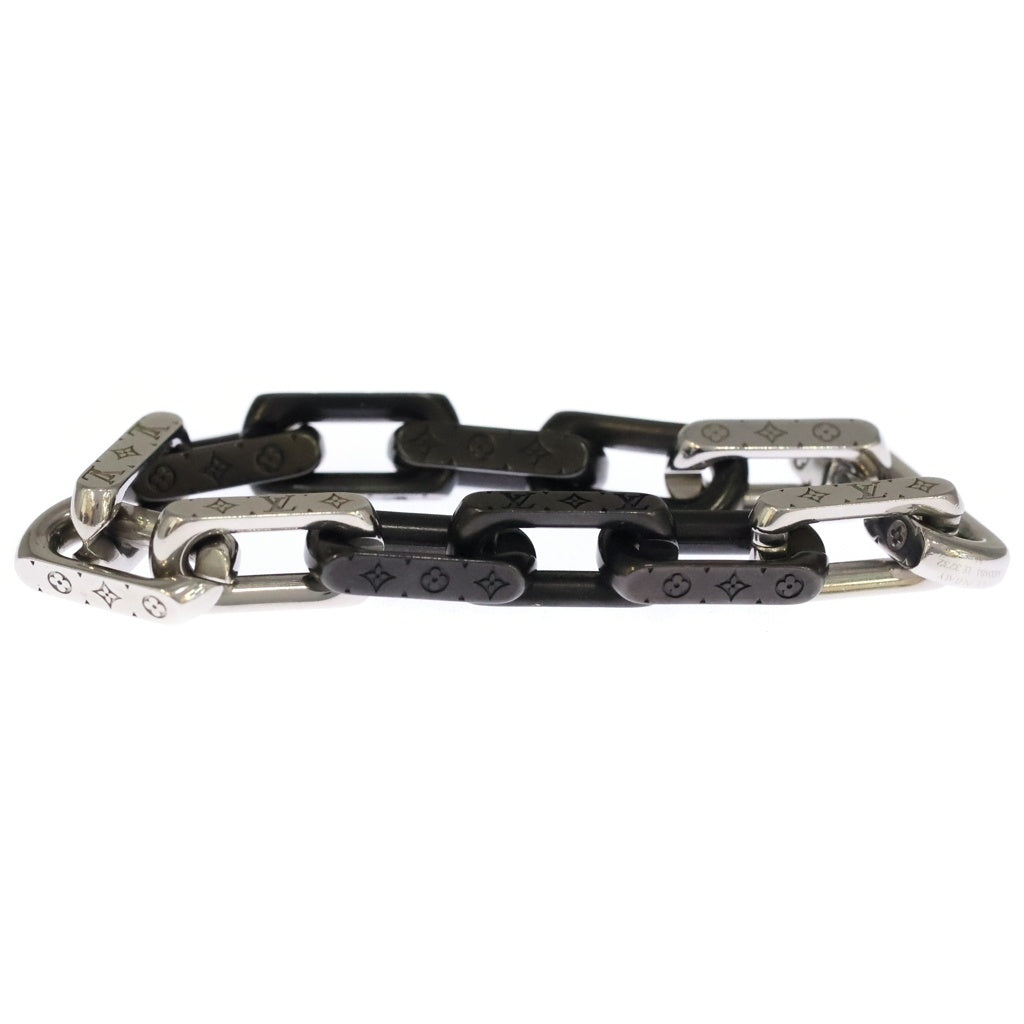 LOUIS VUITTON(ルイヴィトン) ブラスレ・モノグラムチェーン ブレスレット シルバー/ブラック M00686/LE3232