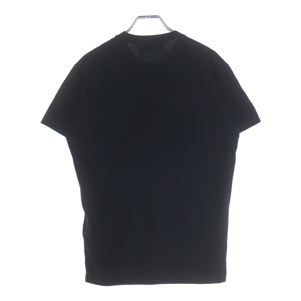 DSQUARED2(ディースクエアード) フロントロゴ ラインストーン クルーネック 半袖Tシャツ ブラック S75GD0502