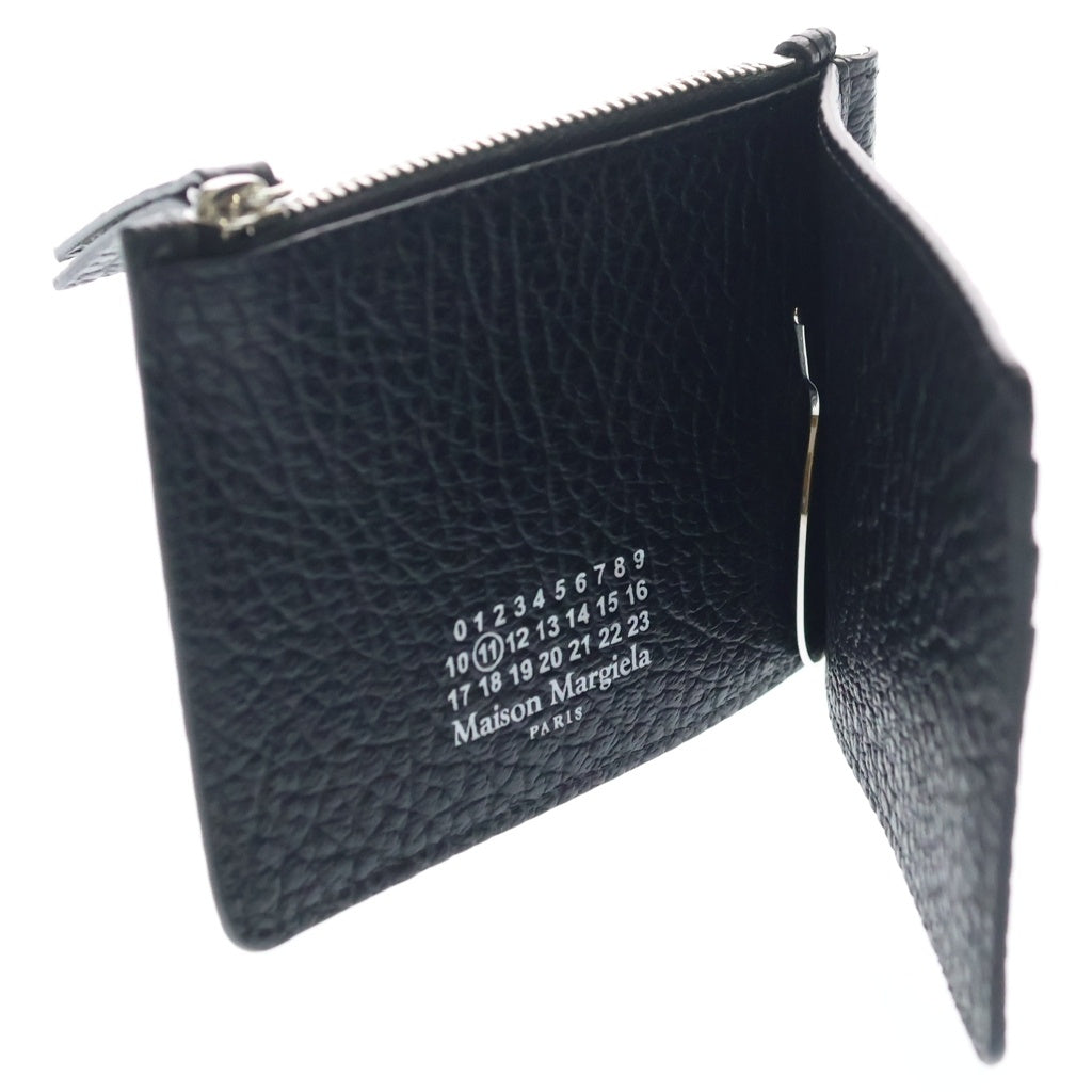 Maison Margiela(メゾンマルジェラ) WALLET SLIM 2 PINCER マネークリップ レザー ブラック SA1UI0022 P4455
