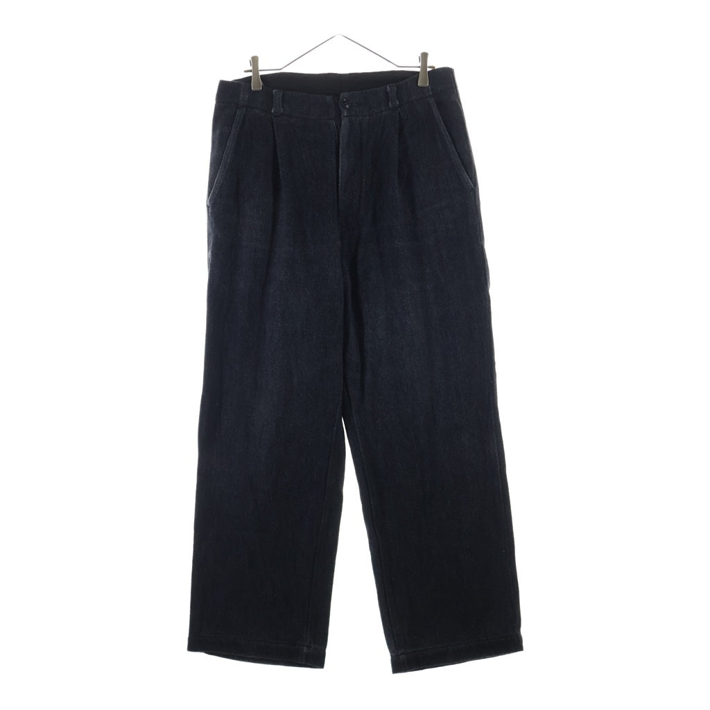 NO BRAND(ノーブランド) CONFECT コンフェクト ルーズ デニム ワーク トラウザーズ パンツ ブラック 02233-0043