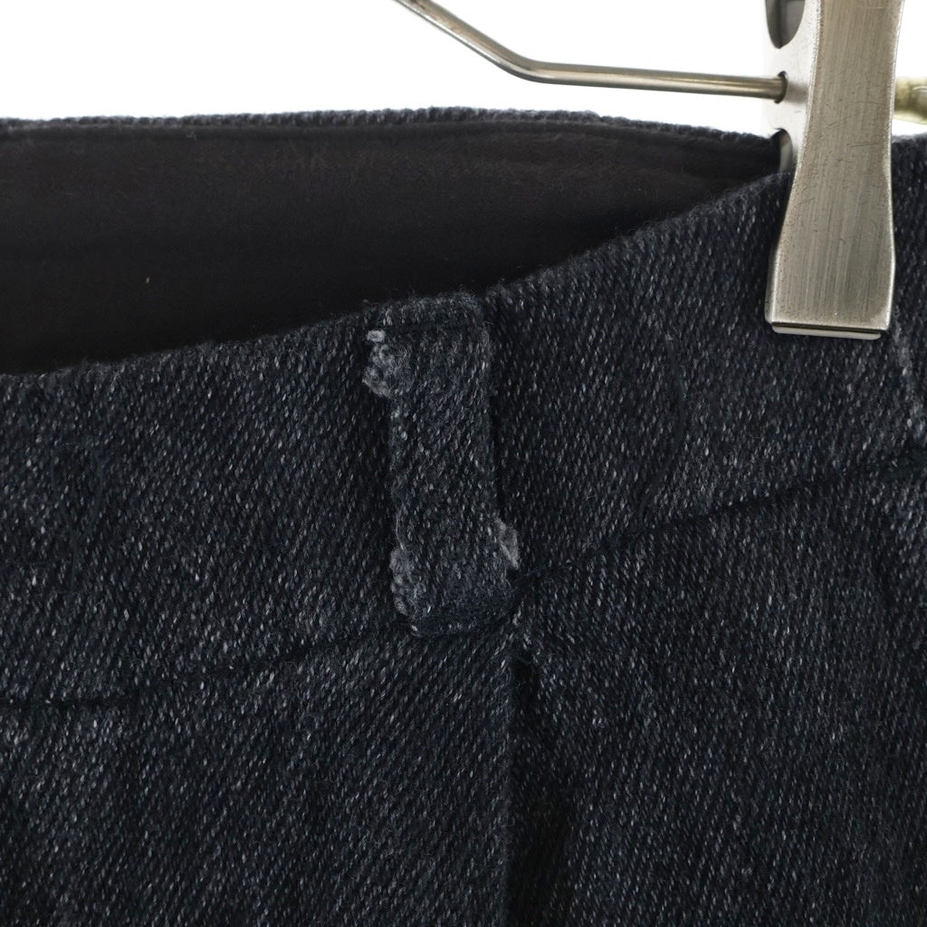 NO BRAND(ノーブランド) CONFECT コンフェクト ルーズ デニム ワーク トラウザーズ パンツ ブラック 02233-0043