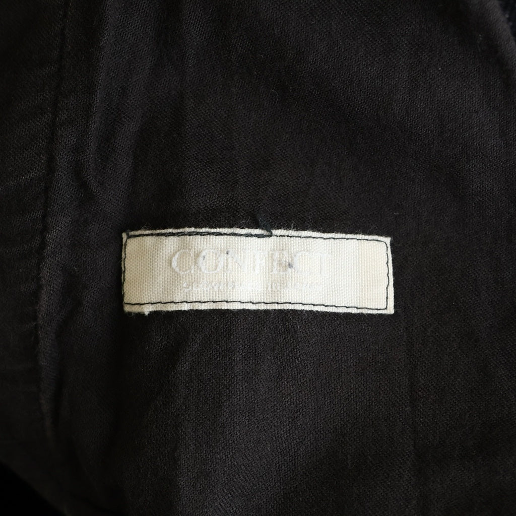 NO BRAND(ノーブランド) CONFECT コンフェクト ルーズ デニム ワーク トラウザーズ パンツ ブラック 02233-0043