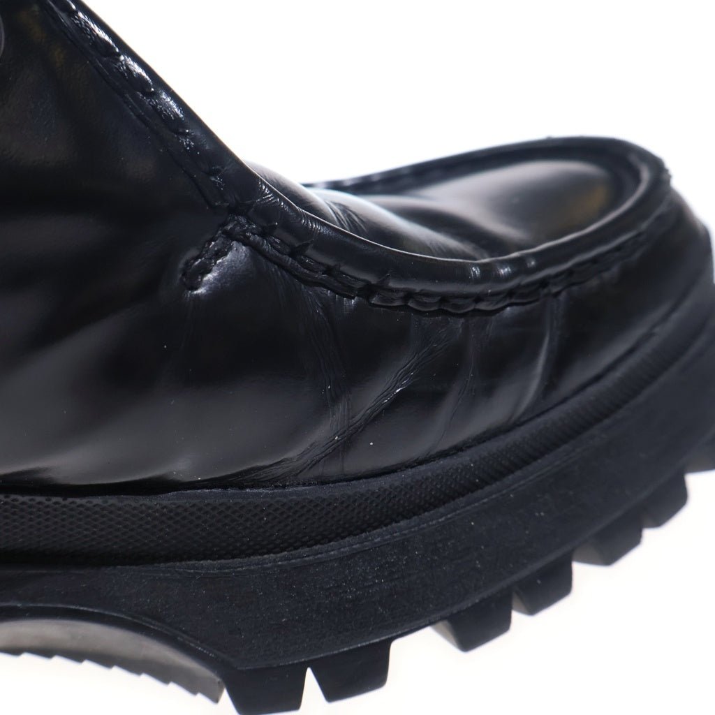 PRADA(プラダ) レースアップ トレッキングブーツ ブラック