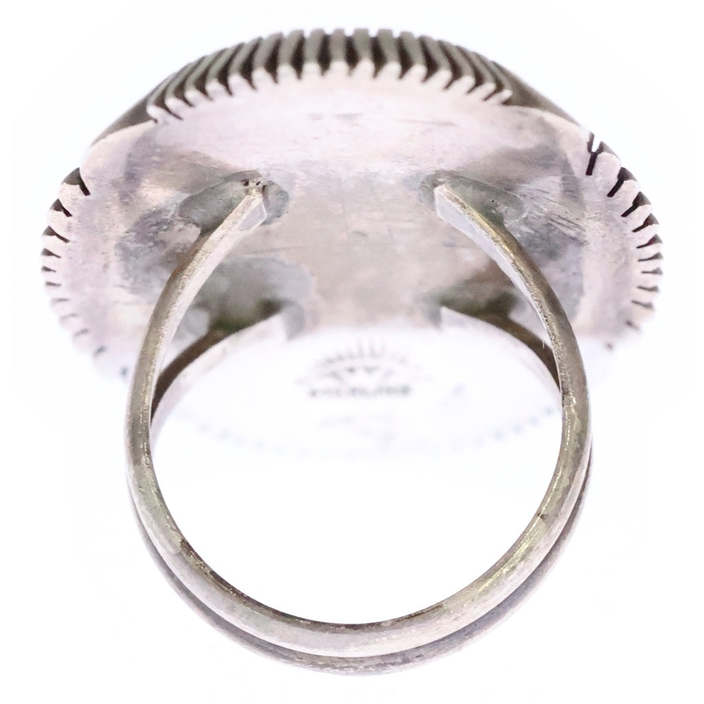 INDIAN JEWELRY(インディアンジュエリー) NAVAJO ナバホ族 コーラル リング シルバー/レッド