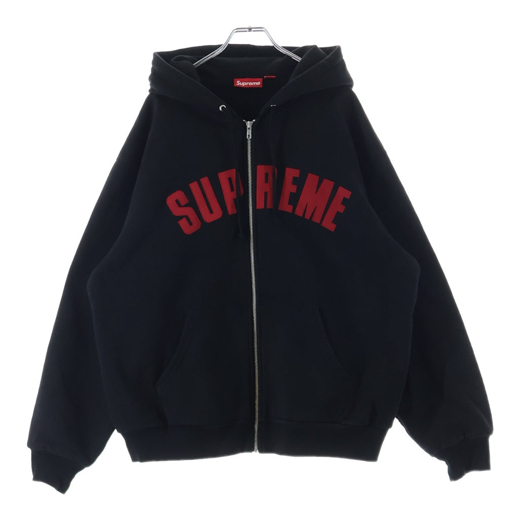 SUPREME(シュプリーム) 25AW Arc Thermal Lined Zip Up Hooded Sweatshirt アーチロゴ ジップアップ パーカー ブラック