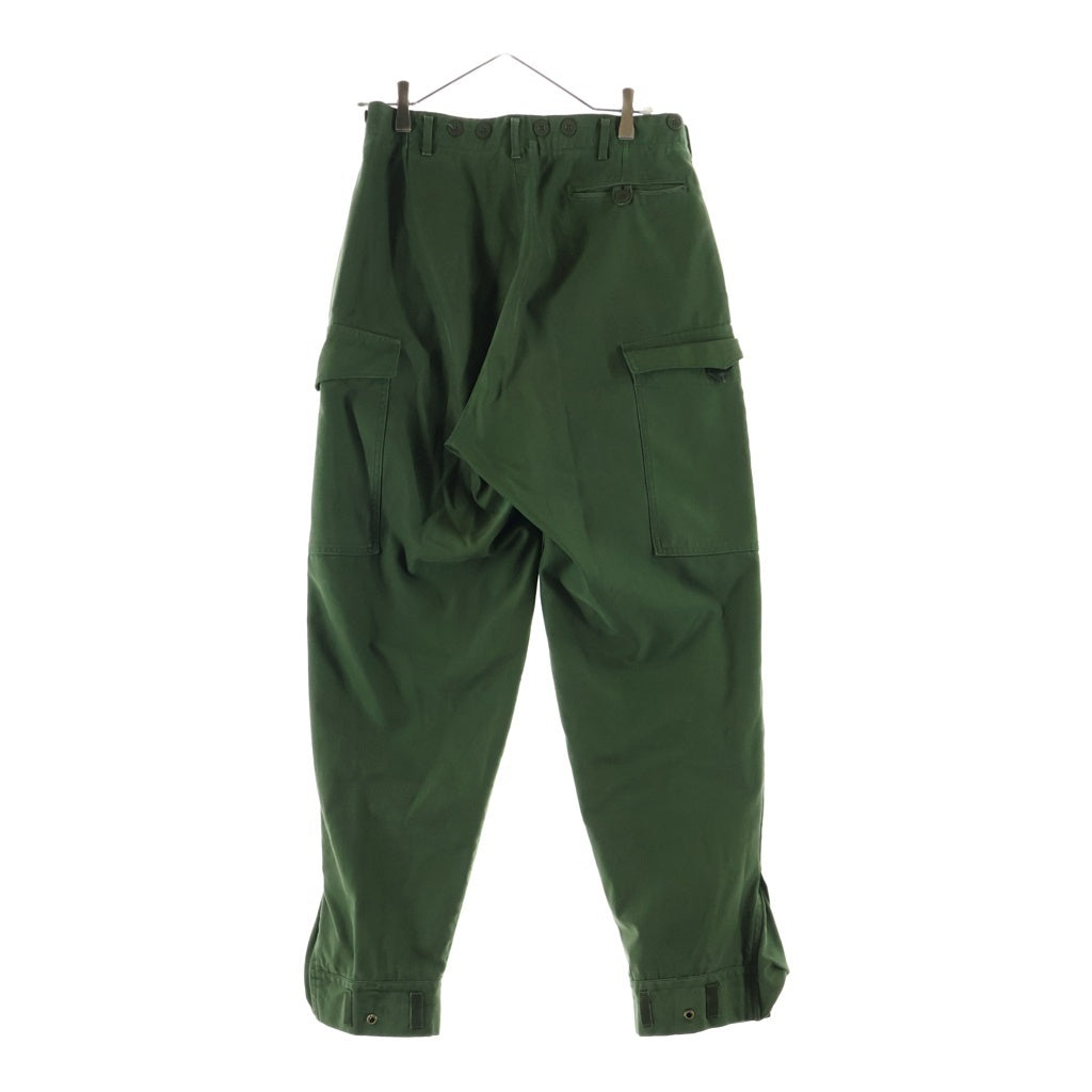 VINTAGE(ヴィンテージ) 70s Swedish Military スウェーデン軍 M-59 ミリタリーカーゴパンツ フィールドパンツ グリーン
