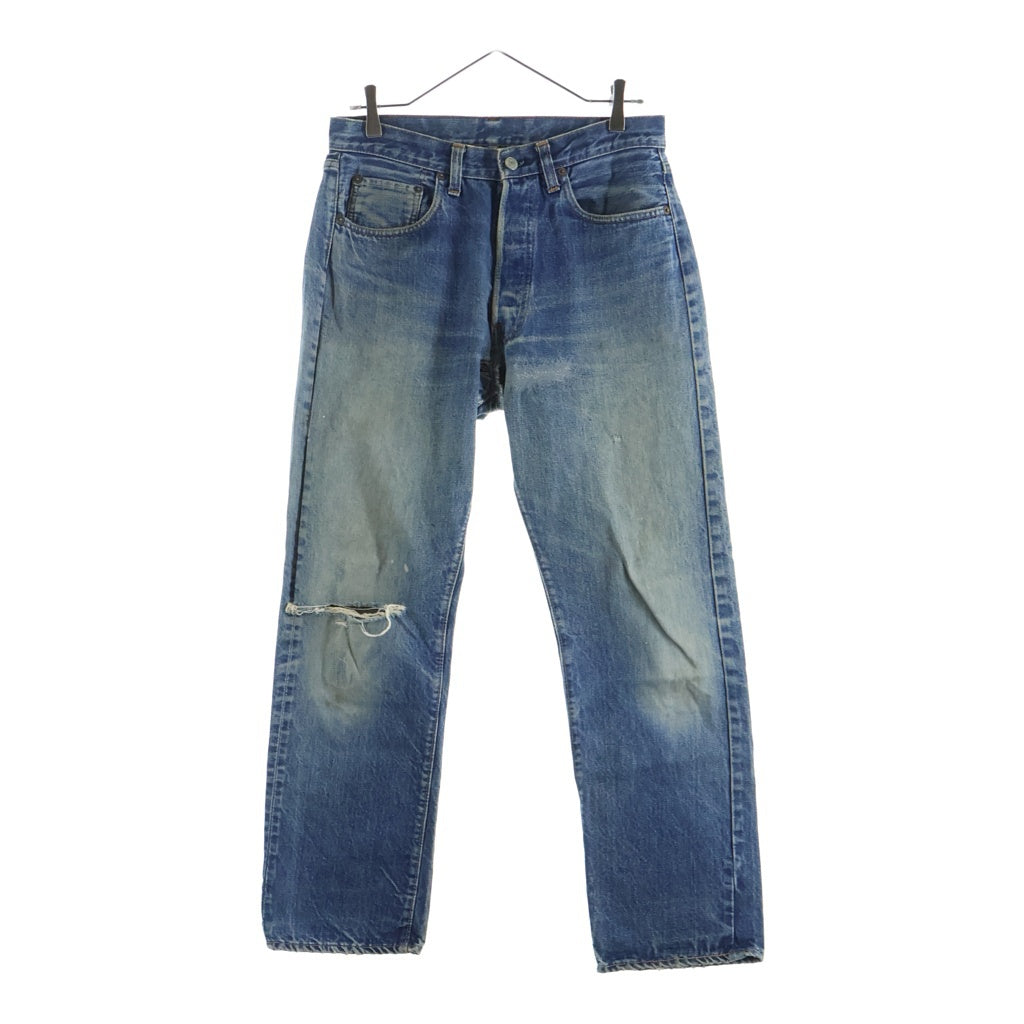 Levi's(リーバイス) 70s 501 66前期 ボタン裏6 スモールe シングルステッチ ボタンフライ ストレートデニムパンツ ジーンズ インディゴ