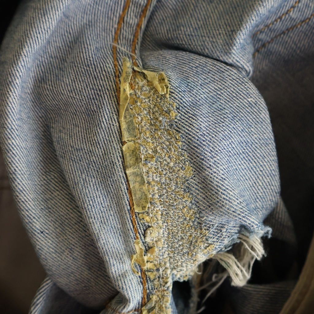 Levi's(リーバイス) 70s 501 66前期 ボタン裏6 スモールe シングルステッチ ボタンフライ ストレートデニムパンツ ジーンズ インディゴ