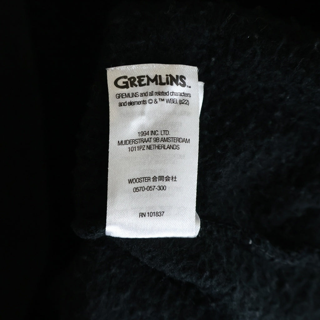 SUPREME(シュプリーム) 22AW Gremlins Hooded Sweatshirt グレムリン フーデッドスウェットシャツ プルオーバーパーカー ブラック