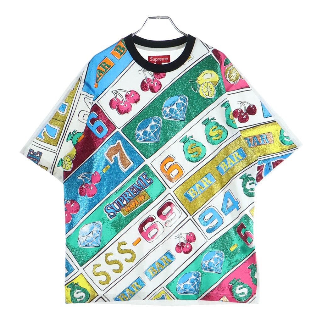 SUPREME(シュプリーム) 23SS Magazine S/S Shirt マガジン ショートスリーブシャツ 半袖シャツ 総柄 マルチカラー