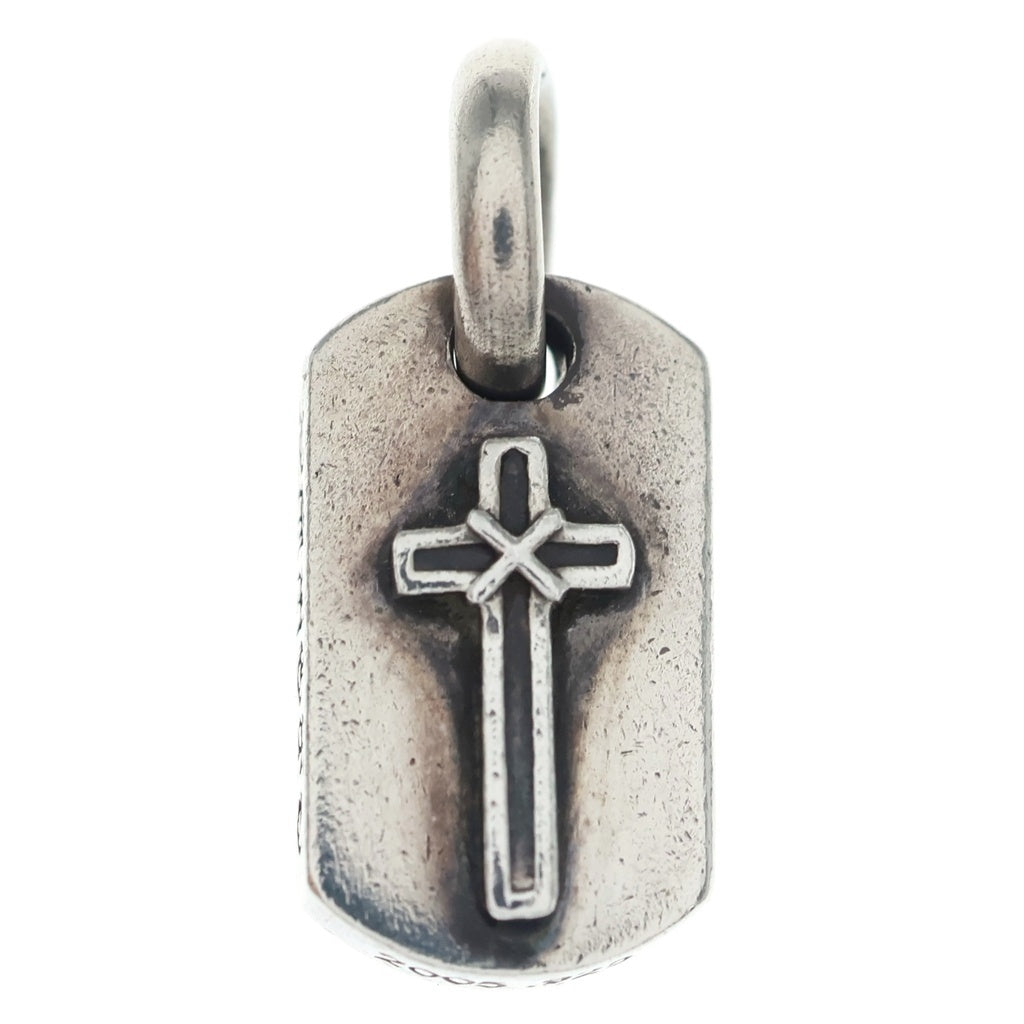 CHROME HEARTS(クロムハーツ) DT TNY MAPPLE THORPE メープルソープ タイニー ドッグタグ ペンダントトップ ネックレストップ シルバー