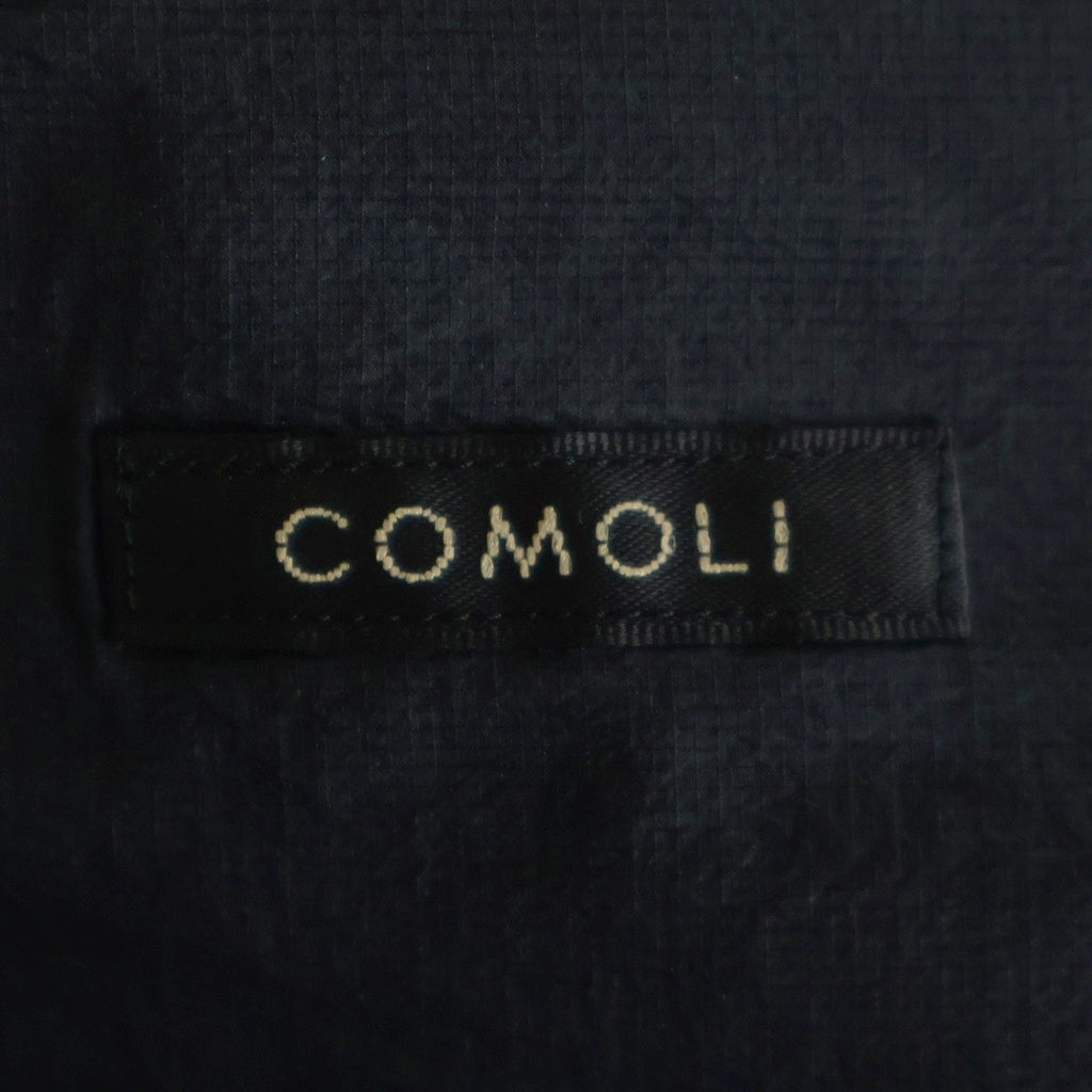 COMOLI(コモリ) 23AW ナイロン ダウンベスト ブラック Y03-01018