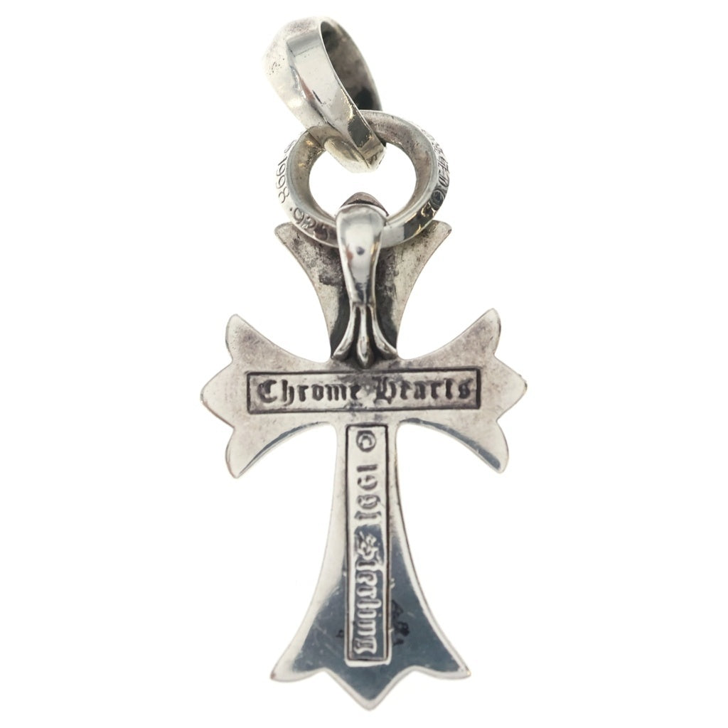 CHROME HEARTS(クロムハーツ) CH CRS SML W/BALE Wベイル スモールCHクロス ペンダントトップ シルバー BCA218
