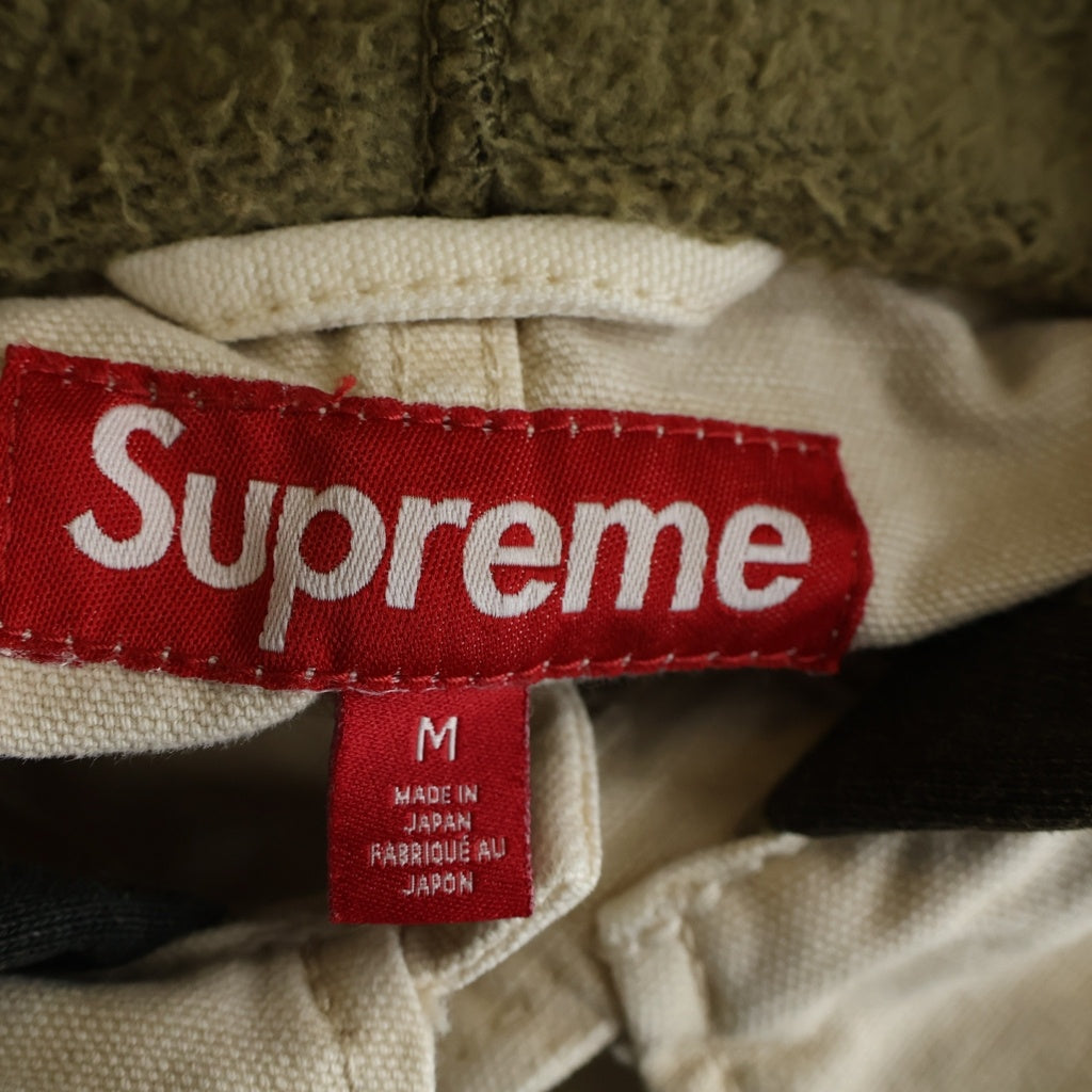 SUPREME(シュプリーム) 25SS Worn Hooded Chore Coat ウーブン フーデッド チョアコート ナチュラル