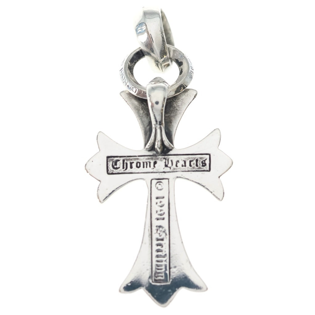 CHROME HEARTS(クロムハーツ) CH CRS SML W/BALE Wベイル スモールCHクロス ペンダントトップ シルバー BCA218