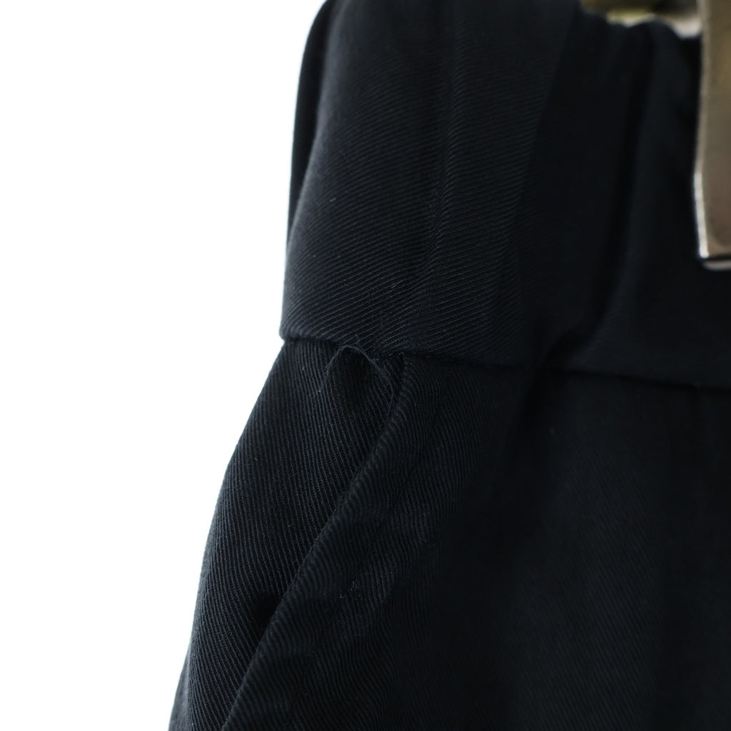 FENDI(フェンディ) ロゴベルト コットンツイルパンツ ブラック FB0584 ACBW