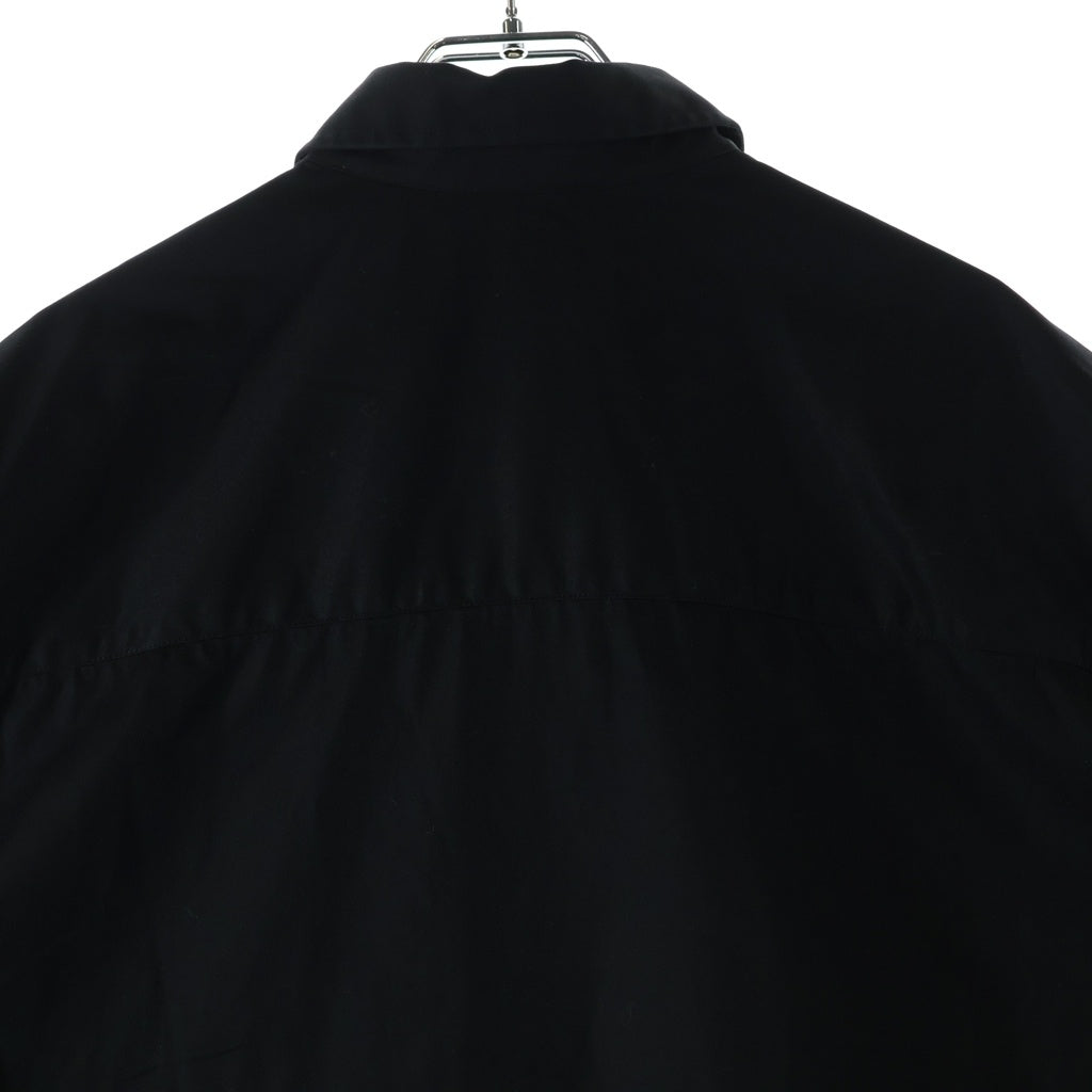 VALENTINO(ヴァレンティノ) Short-Sleeved Shirt With Maxi Logo Pat マキシロゴパット ショートスリーブシャツ 半袖シャツ ブラック 2V3AAD158YH