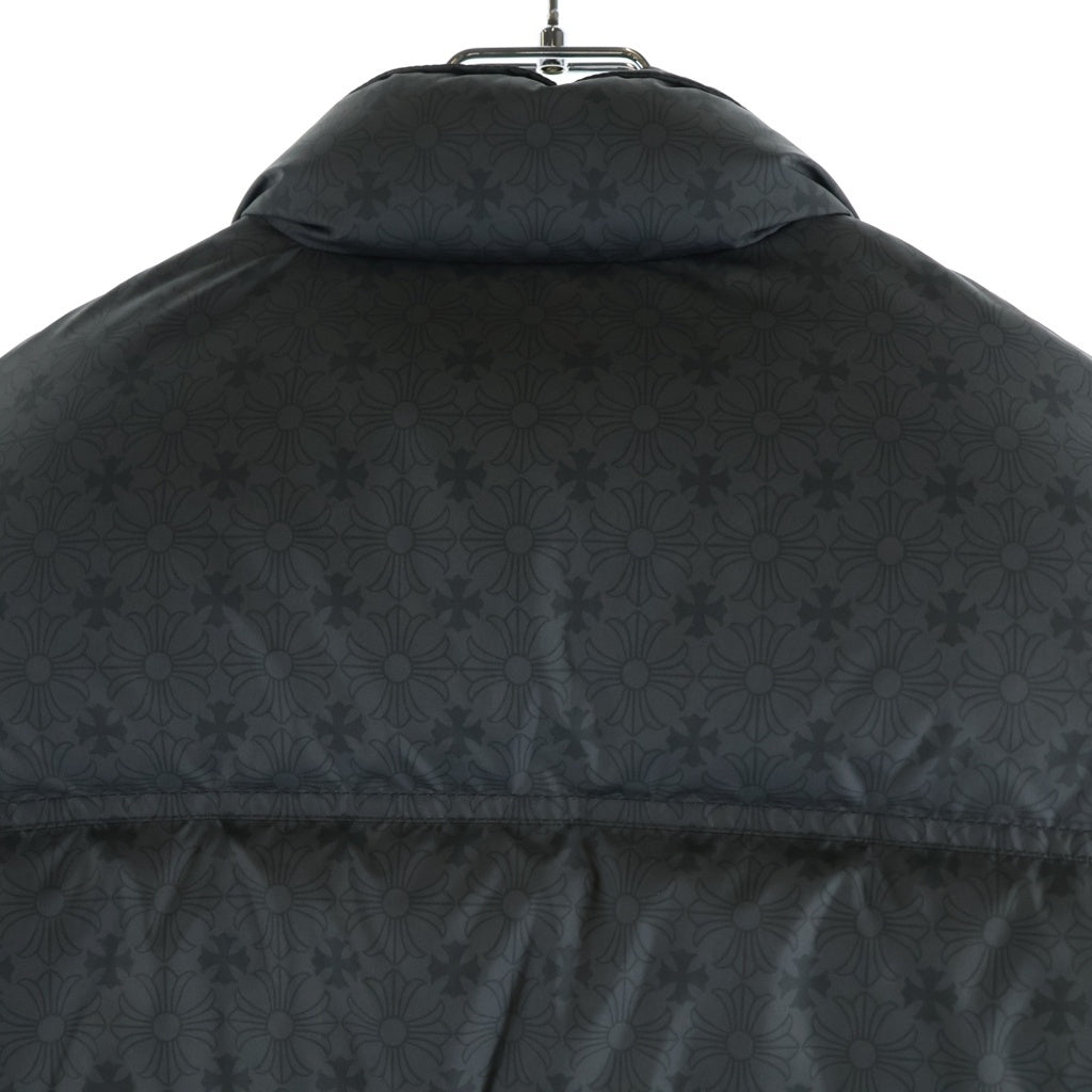 CHROME HEARTS(クロムハーツ) CH PLUS STIFF V2 CRPD DOWN JACKET CHプラス スティフV2 クロップド ダウンジャケット グレー レディース