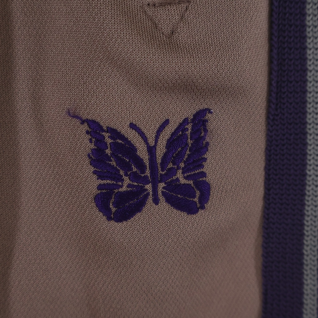 Needles(ニードルス) 22AW Track Pant サイドライン ロゴ刺繍 トラックパンツ ピンク LQ229