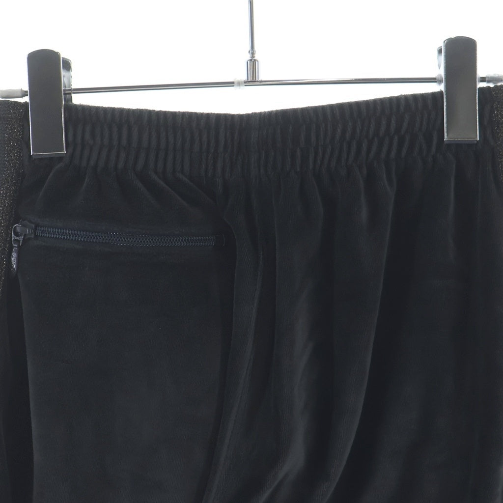 Needles(ニードルス) ×URBS Narrow Track Pants ベロアナロートラックパンツ チャコールグレー LQ462