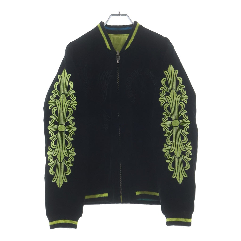 CHROME HEARTS(クロムハーツ) ×MATTY BOY ×TAILOR TOYO PPO SOUVENIR BOMBER テーラー東洋別注スカジャン リバーシブルスーベニアボンバージャケット 刺繍ダガージップ