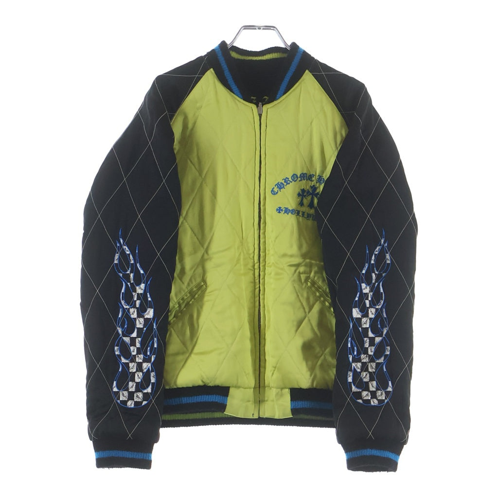 CHROME HEARTS(クロムハーツ) ×MATTY BOY ×TAILOR TOYO PPO SOUVENIR BOMBER テーラー東洋別注スカジャン リバーシブルスーベニアボンバージャケット 刺繍ダガージップ