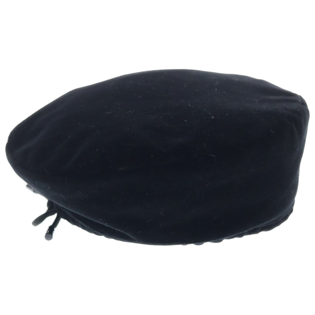 LOUIS VUITTON(ルイヴィトン) 25SS LV Vers Velvet Beret LV バーズ ベルベット ベレー帽 ブラック M7851A