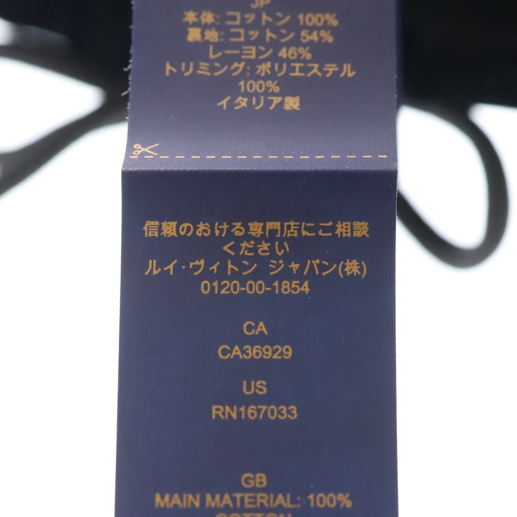 LOUIS VUITTON(ルイヴィトン) 25SS LV Vers Velvet Beret LV バーズ ベルベット ベレー帽 ブラック M7851A