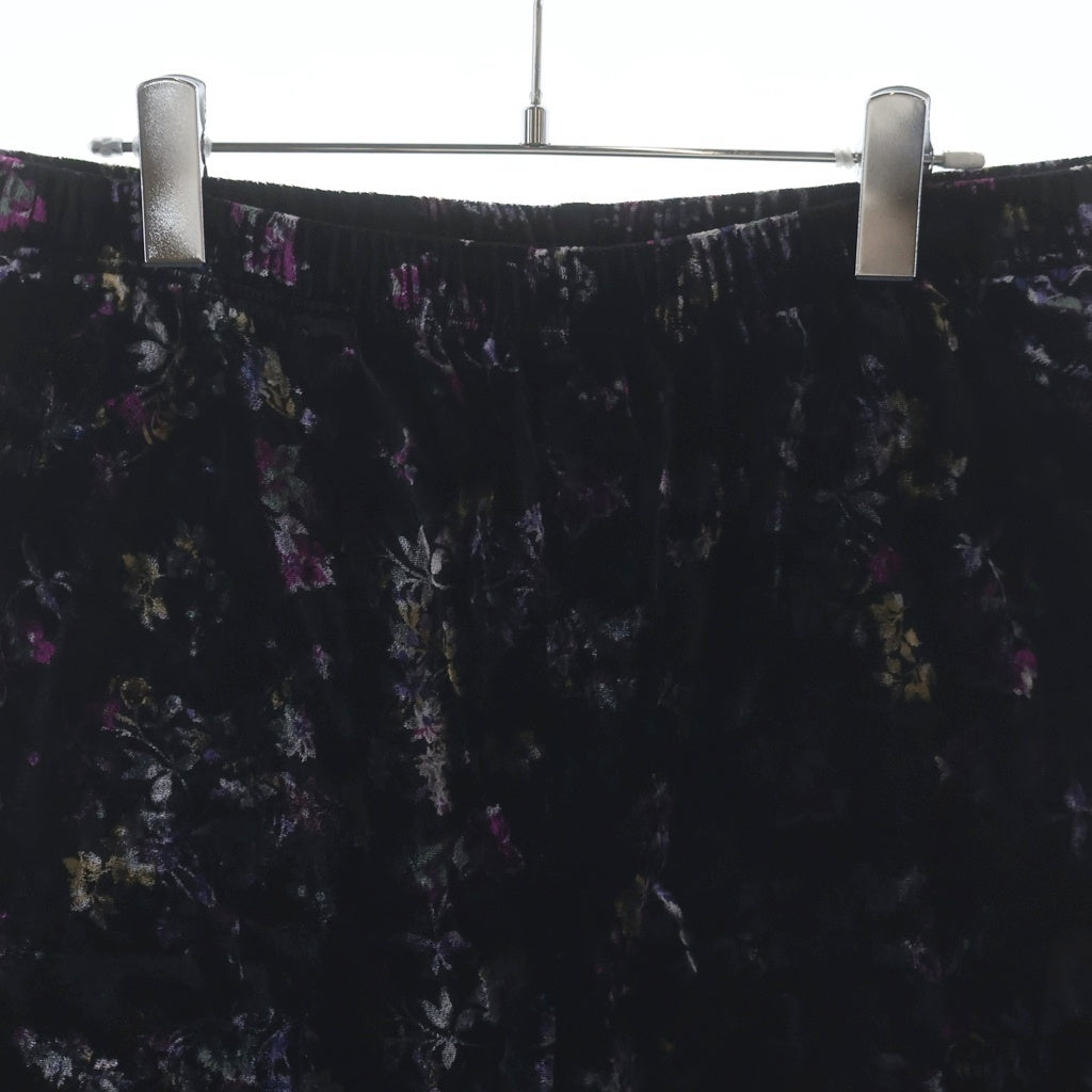 SUPREME(シュプリーム) 19AW Floral Velour Shorts アーチロゴ ベロア ハーフパンツ ショーツ マルチカラー