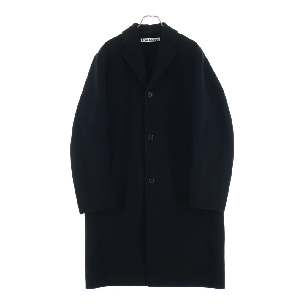 Acne Studios(アクネ ストゥディオズ) シングルブレストウールコート チェスターコート ブラック FN-MN-OUTW000910