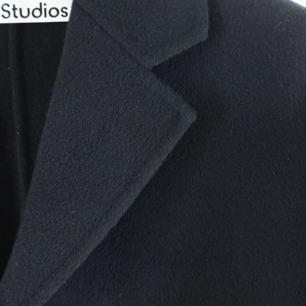 Acne Studios(アクネ ストゥディオズ) シングルブレストウールコート チェスターコート ブラック FN-MN-OUTW000910