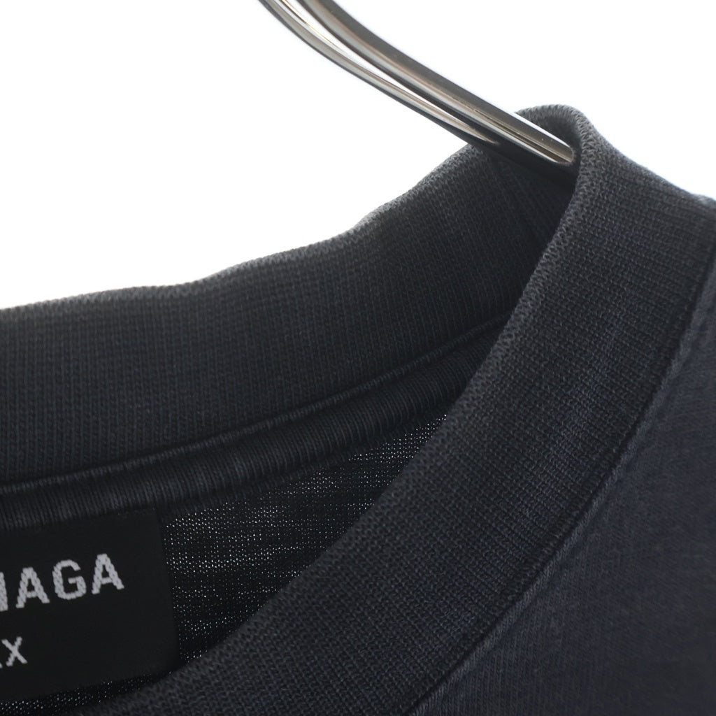 BALENCIAGA(バレンシアガ) BBロゴ刺繍 半袖 クルーネック Tシャツ
