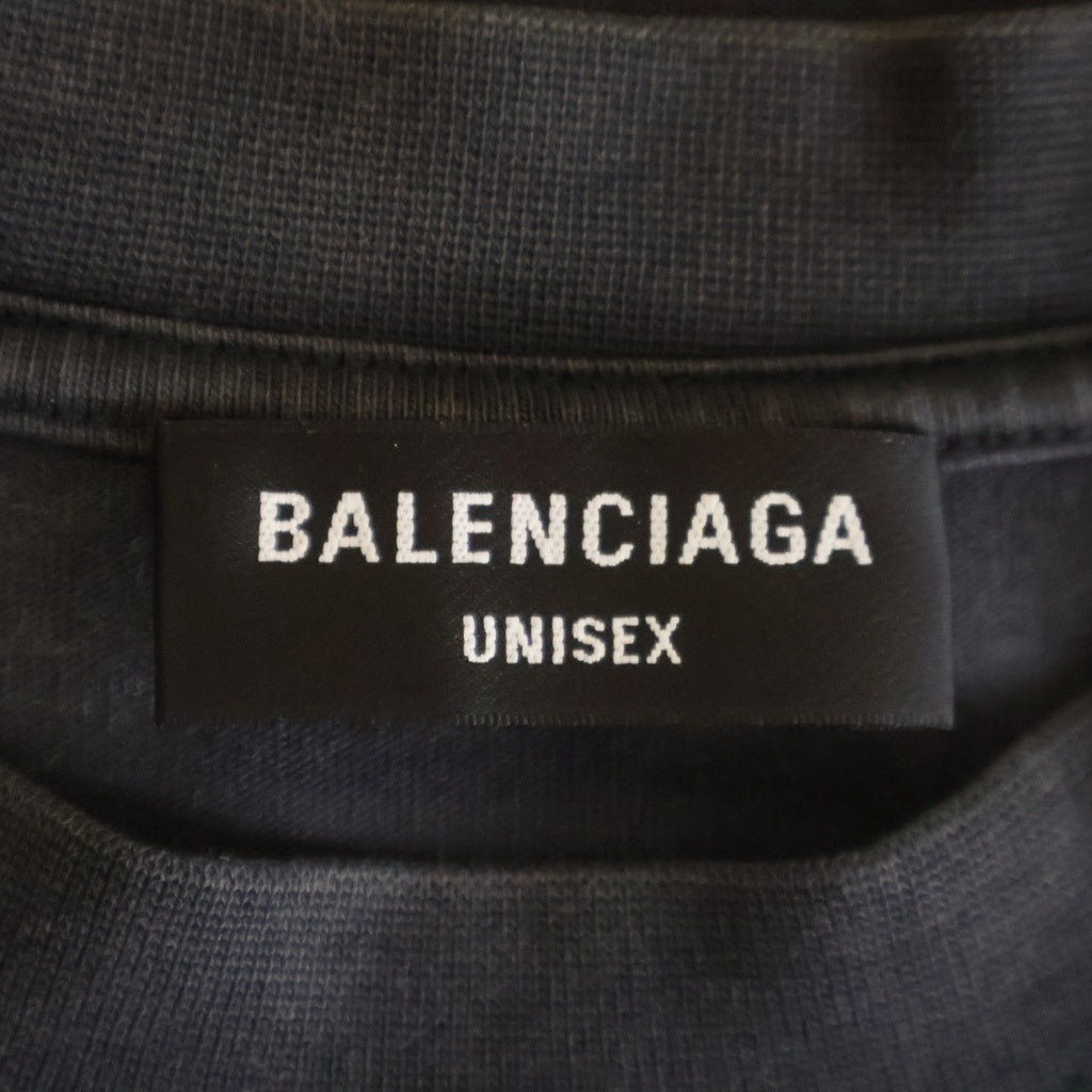 BALENCIAGA(バレンシアガ) BBロゴ刺繍 半袖 クルーネック Tシャツ