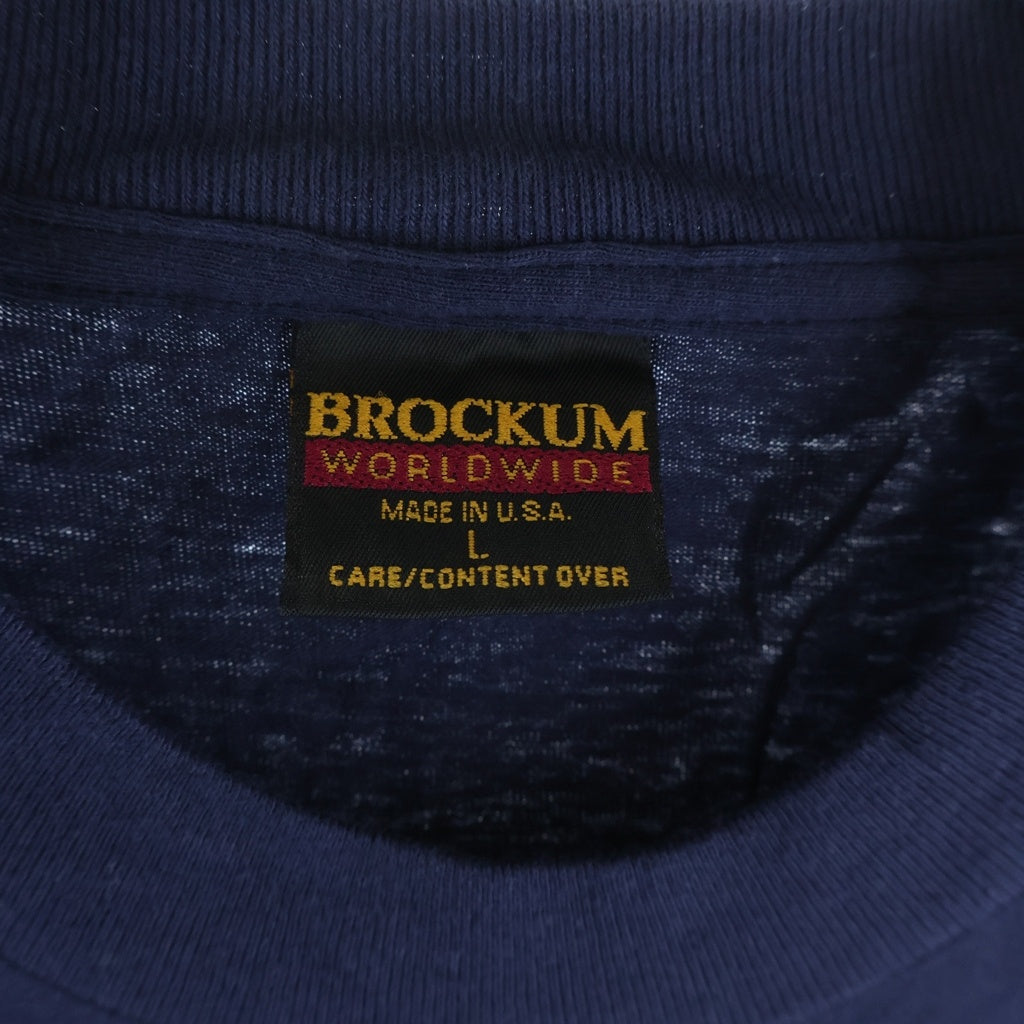 VINTAGE(ヴィンテージ) 90s VINTAGE The Breeders 1993 Last Aplash BROCKUM ブリーダーズ ラストスプラッシュ ブロッカムタグ クルーネック 半袖Tシャツ ネイビー