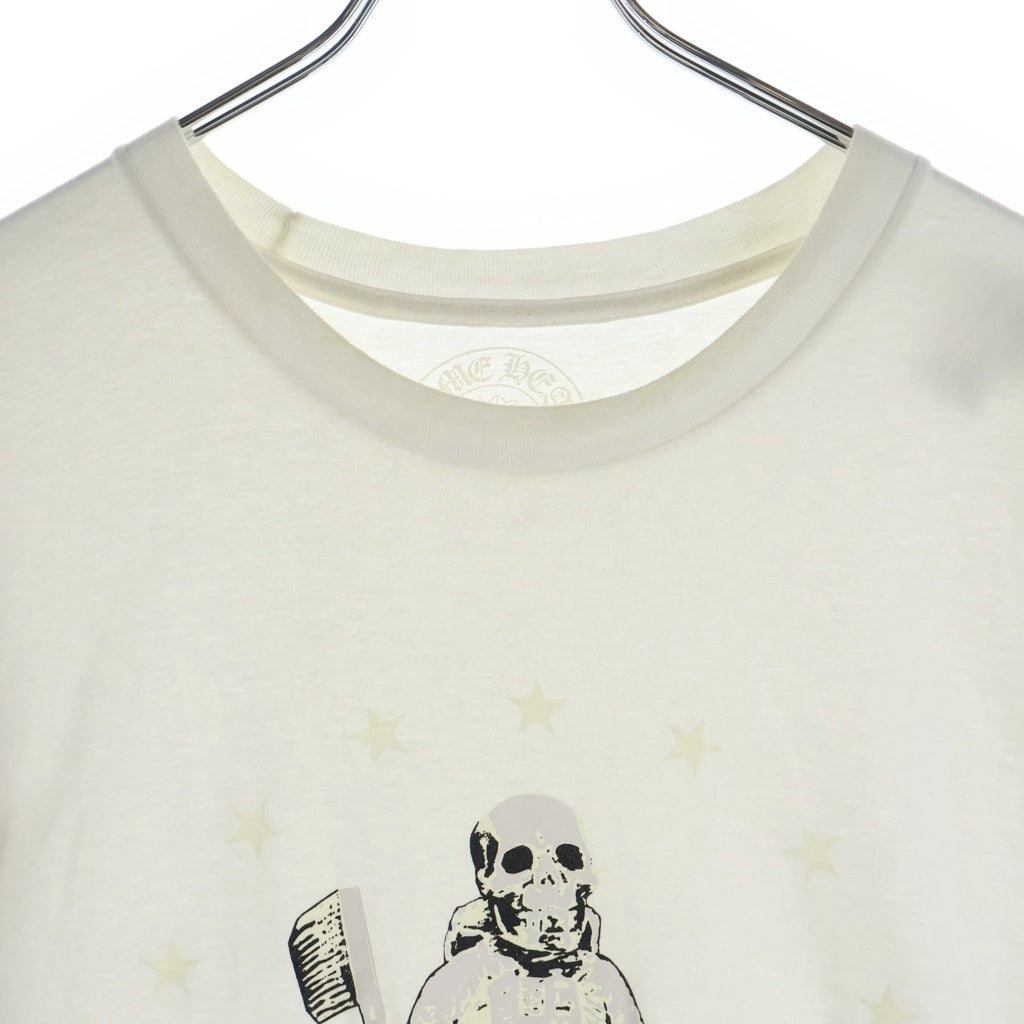 CHROME HEARTS(クロムハーツ) FOTI フロントフォティプリント クルーネック 半袖Tシャツ ホワイト