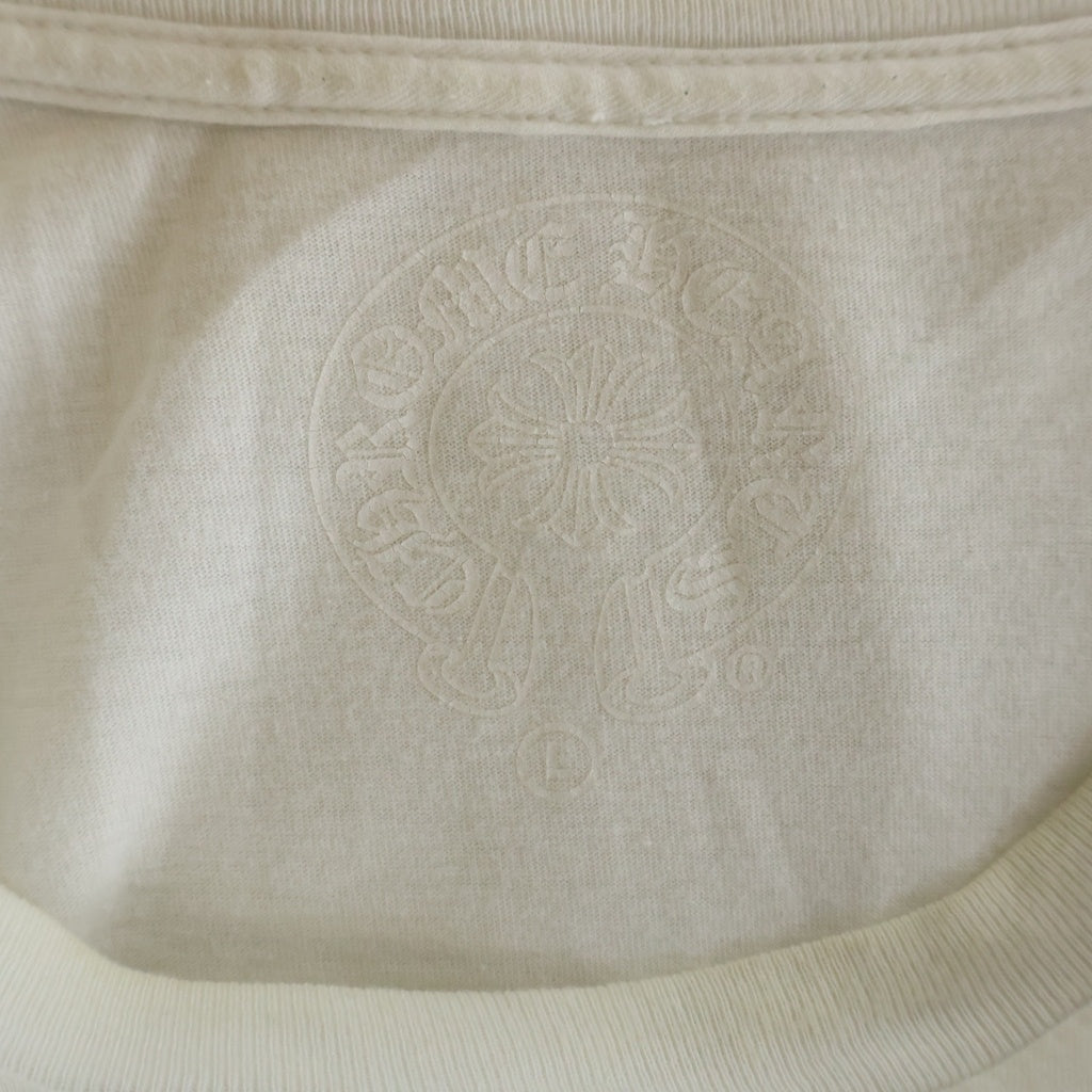 CHROME HEARTS(クロムハーツ) FOTI フロントフォティプリント クルーネック 半袖Tシャツ ホワイト