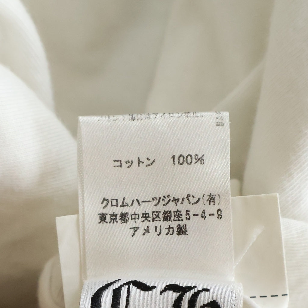 CHROME HEARTS(クロムハーツ) FOTI フロントフォティプリント クルーネック 半袖Tシャツ ホワイト