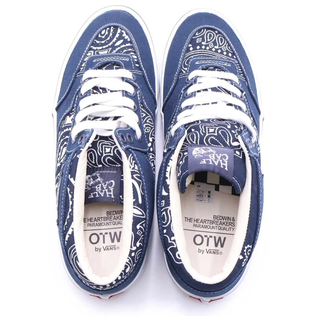VANS(ヴァンズ) ×COMME des GARCONS CDG OLD SKOOL バンダナ柄 ローカットスニーカー ブルー 721356