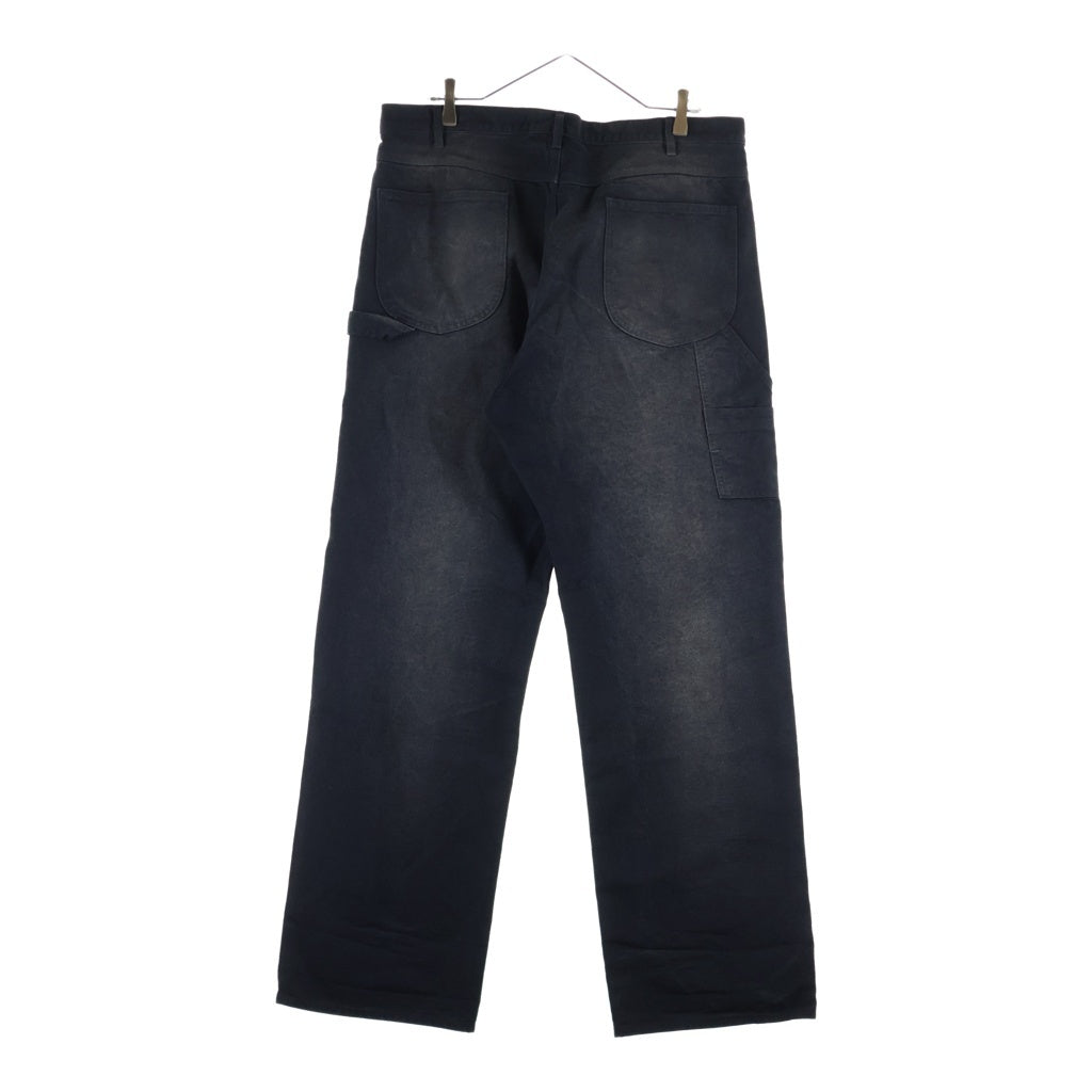 AURALEE(オーラリー) PRODUCT DYED ORGANIC COTTON DUCK ウォッシュ加工 オーガニックコットン ワイドデニムパンツ ブラック A25AP03CD