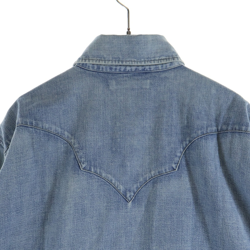 MAATEE&SONS(マーティーアンドサンズ) 24AW WESTERN デニム ウエスタン 長袖シャツ インディゴ MT4303-0607A