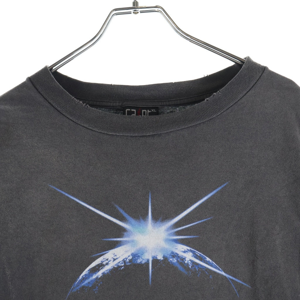 SAINT MICHAEL(セントマイケル) 23AW SM-S23-0000-005 フロントプリント クルーネック 半袖Tシャツ グレー