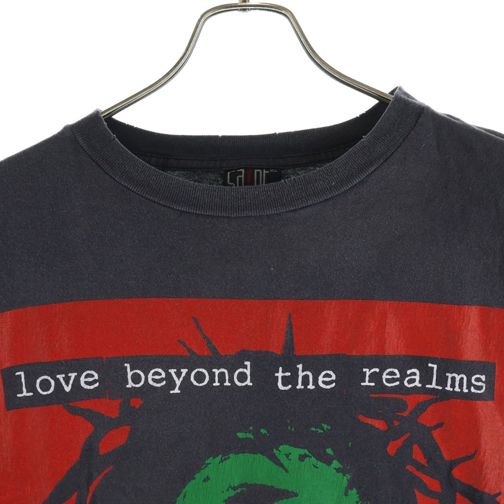 SAINT MICHAEL(セントマイケル) 24SS x Kosuke Kawamura Love Beyond S/S Tee コウスケカワムラ ラブビヨンド 両面プリント クルーネック 半袖Tシャツ グレー SM-YS8-0000-C23