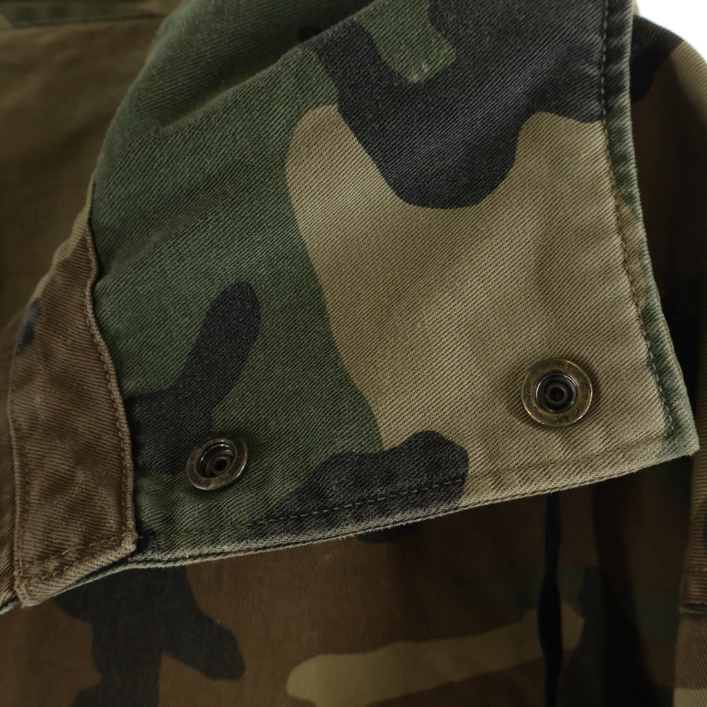 ANCELLM(アンセルム) 25AW CAMO ZIPUP HOODIE ANC-SH64 カモ ジップアップ フーデッドジャケット カーキ