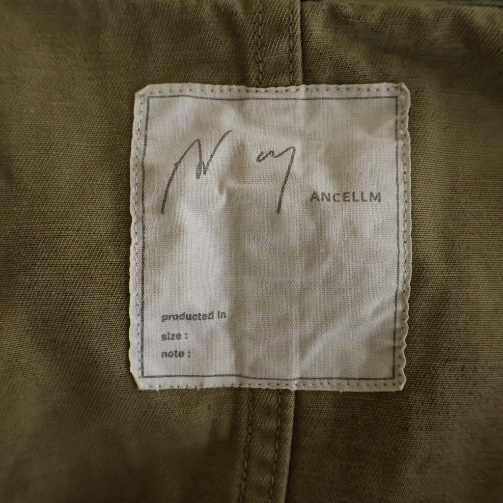 ANCELLM(アンセルム) 25AW CAMO ZIPUP HOODIE ANC-SH64 カモ ジップアップ フーデッドジャケット カーキ