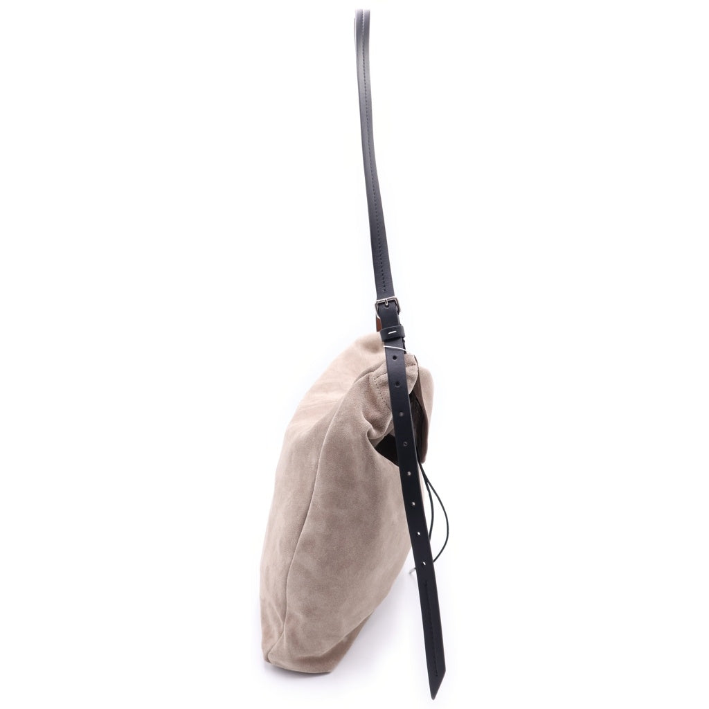 Maison Margiela(メゾンマルジェラ) ドローストリング ホーボー スモールバッグ スエード ショルダーバッグ ベージュ SB1WC0026 P8572