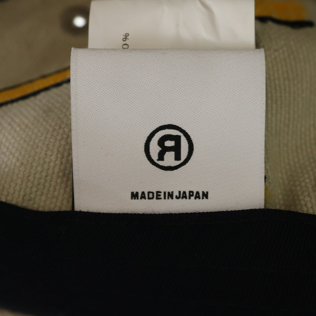 READY MADE(レディメイド) 21SS ロゴパッチ ヴィンテージ加工 キャップ グレー RE-CO-WH-00-00-149