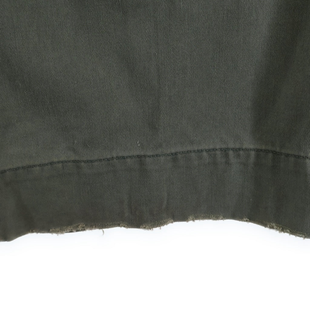 A.PRESSE(アプレッセ) 25SS Vintage USAF Hemmed Bottoms ヴィンテージ加工 コットン ミリタリーパンツ カーキ 25SAP-04-14T